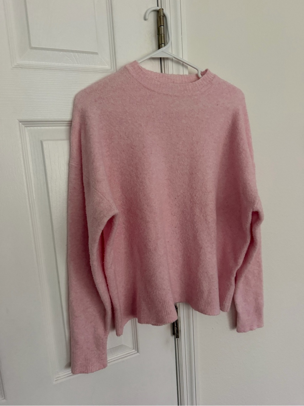 🏷️ J.Crew Re-Imagined Fuzzy Knit Oversized Sweater L - Picture 2 of 7